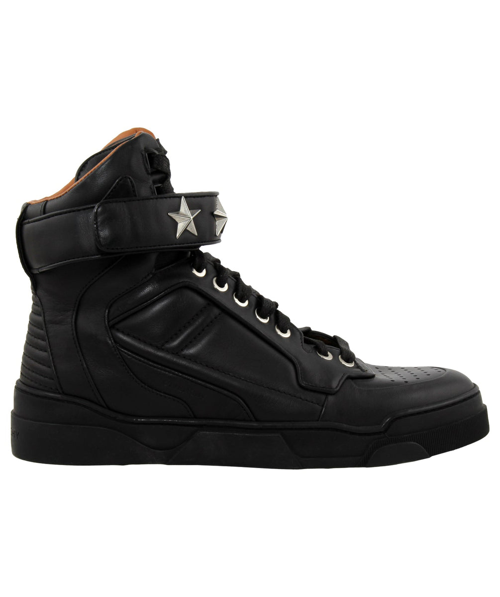 GIVENCHY Tyson Star Leather High Top Sneakers BE08034005 – Via Rodeo