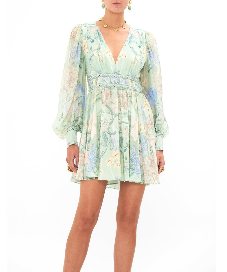 Camilla Dreaming In Dutch Short Dress With Blouson Sleeve 00031174