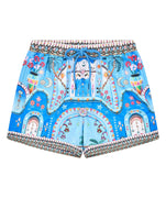 CAMILLA A Painted Village Boardshort 00032497 – Stylish boardshorts featuring a vibrant Painted Village print, premium quick-dry fabric, and a comfortable fit, perfect for beach and resort wear