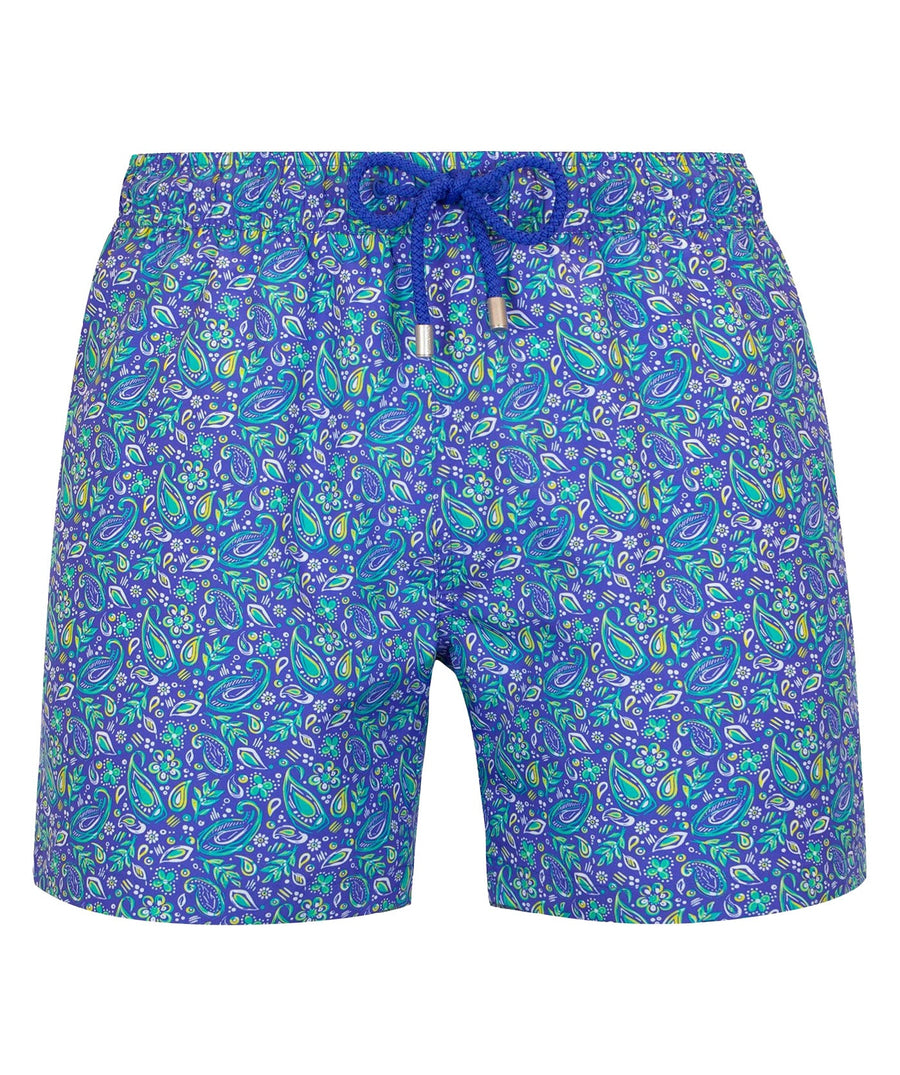 BLUEMINT Logan Blue Paisley Swim Shorts LOGAN