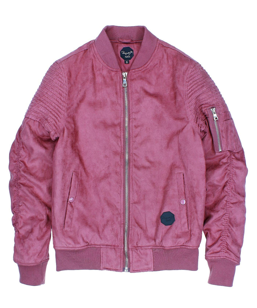 PROJECT X PARIS Suede Bomber Jacket 88165520