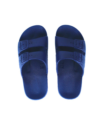 FREEDOM MOSES Navy Slides NAVY