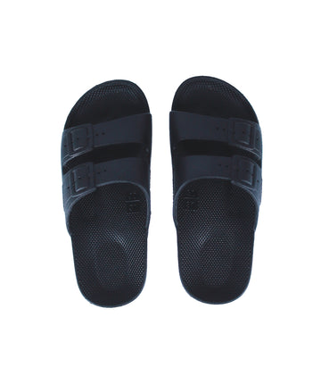 FREEDOM MOSES Black Slides BLACK