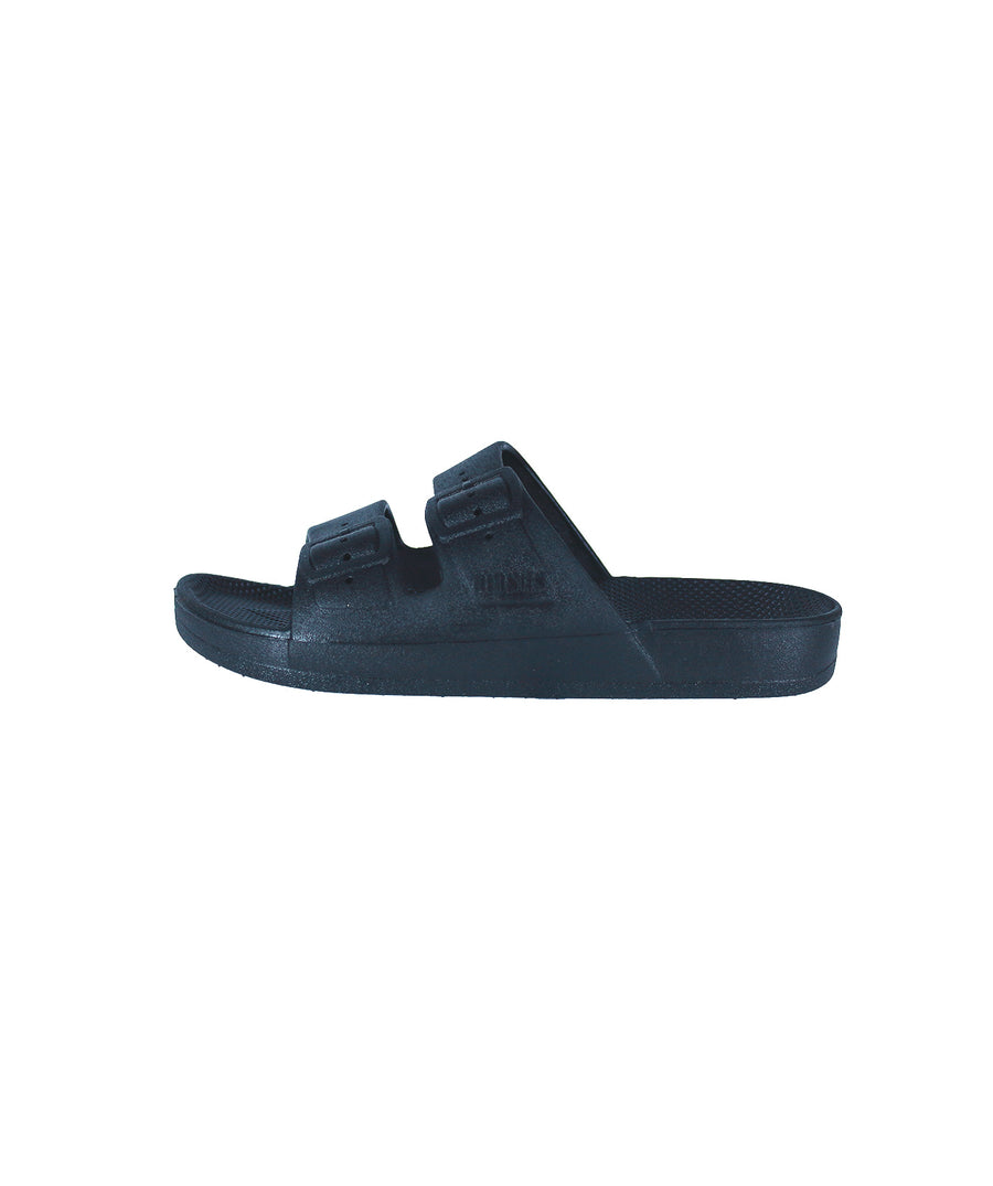 FREEDOM MOSES Black Slides BLACK