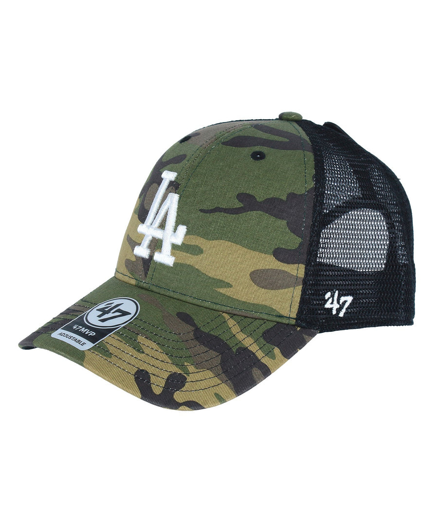 47 MLB NMLB MLB Los Angeles Dodgers Camo Branson MVP Cap F11B-CBRAN12GWP-CMD