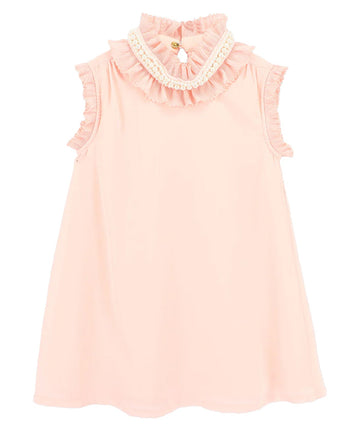 ANGEL'S FACE Aphrodite Pearl Collar Dress APHRODITE – Elegant dress featuring a pearl-embellished collar, soft flowing fabric, and a timeless design, perfect for special occasions