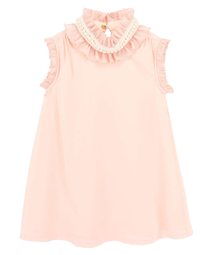 ANGEL'S FACE Aphrodite Pearl Collar Dress APHRODITE – Elegant dress featuring a pearl-embellished collar, soft flowing fabric, and a timeless design, perfect for special occasions