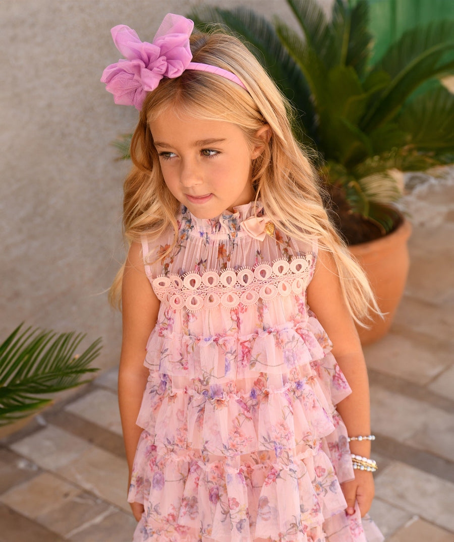 ANGEL'S FACE Alberta Trail Flower Dress ALBERTA – A charming floral dress featuring delicate details, a stylish silhouette, and premium fabric, perfect for special occasions and everyday elegance