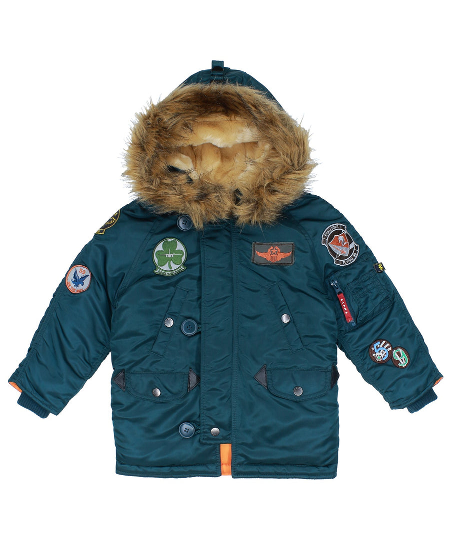 ALPHA INDUSTRIES N-3B Maverick Kids Flight Jacket YJN46610C1