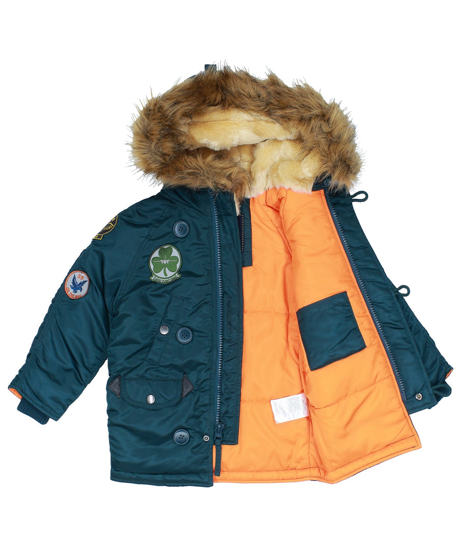 ALPHA INDUSTRIES N-3B Maverick Kids Flight Jacket YJN46610C1