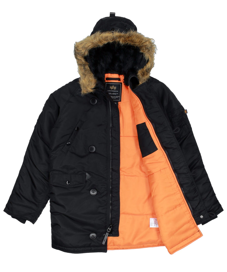 ALPHA INDUSTRIES N-3B Parka Kids Flight Jacket YJN44500C1