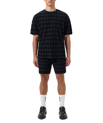 BALR Terry Box Shirt Shorts Set B1112.1278/B1433.1023 – a stylish and comfortable matching set featuring a relaxed-fit terry cloth button-up shirt and coordinating shorts. Designed for a luxe, laid-back look, perfect for summer days and casual outings