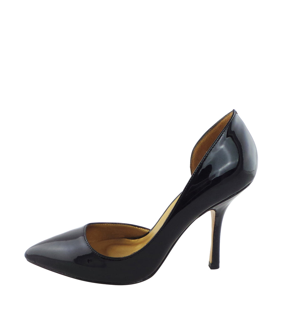 Benjamin Adams Detroit Patent Leather Pointy Stilettos in black. Perfect for formal events &amp; professional looks