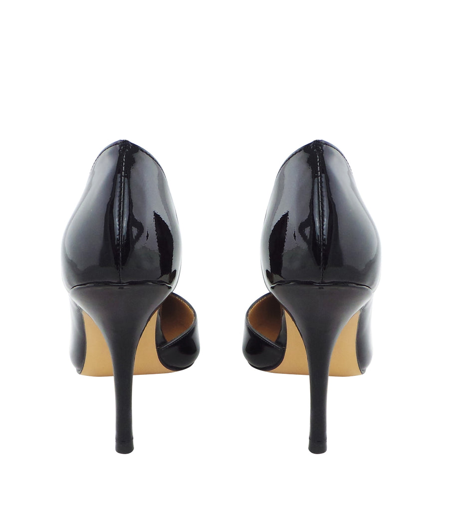 Benjamin Adams Detroit Patent Leather Pointy Stilettos in black. Perfect for formal events &amp; professional looks