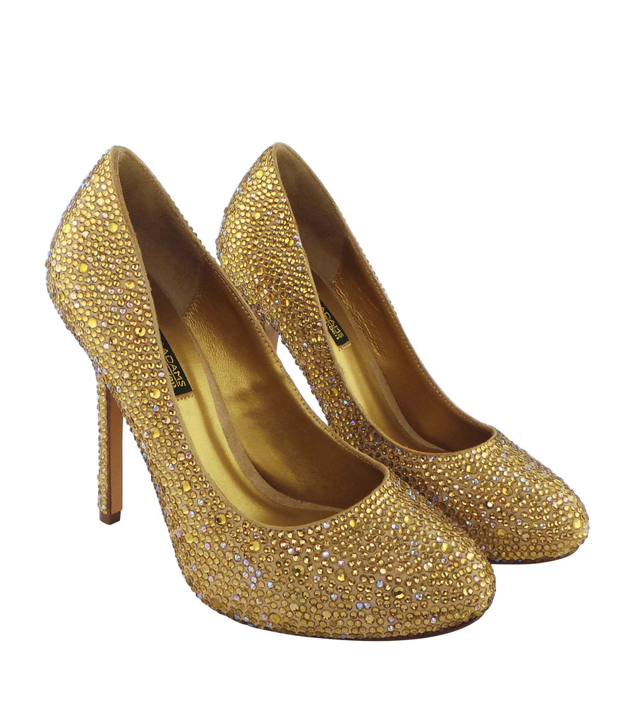 Benjamin Adams Auckland Jewel Encrusted Pumps in Topaz. Perfect for weddings &amp; formal events.