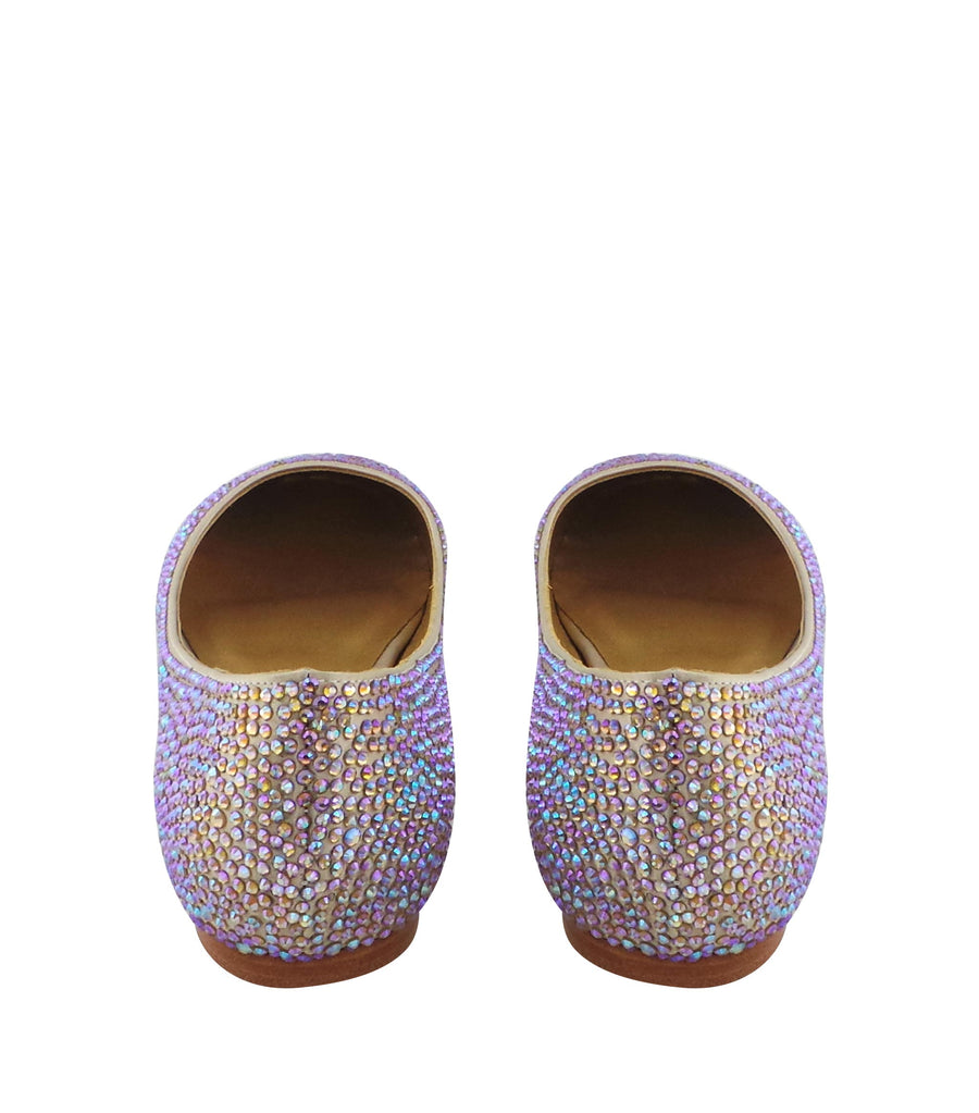 Benjamin Adams Memphis Jewel Ballerinas in gold topaz. Perfect for chic &amp; glamorous looks.