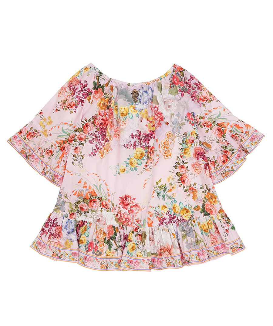 CAMILLA Flower Child A-Line Frill Dress 00019490