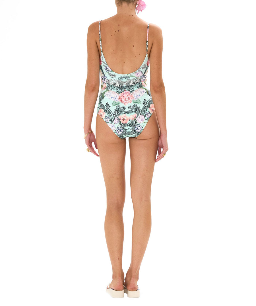 Camilla, Petal Promise Land Scoop Neck One Piece Swimsuit