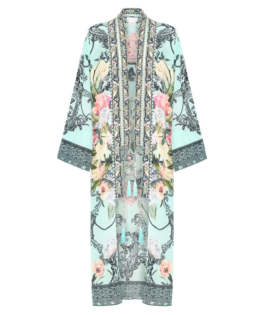 CAMILLA Petal Promise Land Long Layer With Neckbands Kimono 00028470