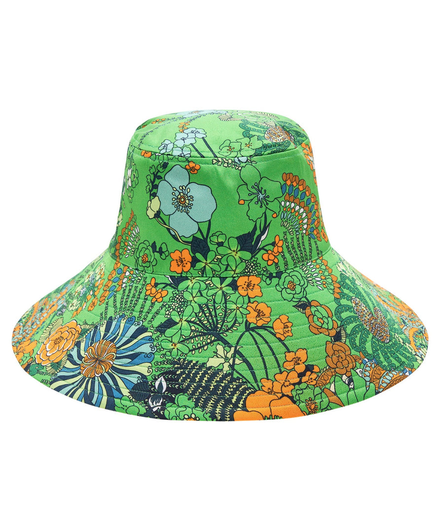 Camilla Good Vibes Generation Reversible Wide Brim Bucket Hat 00029281