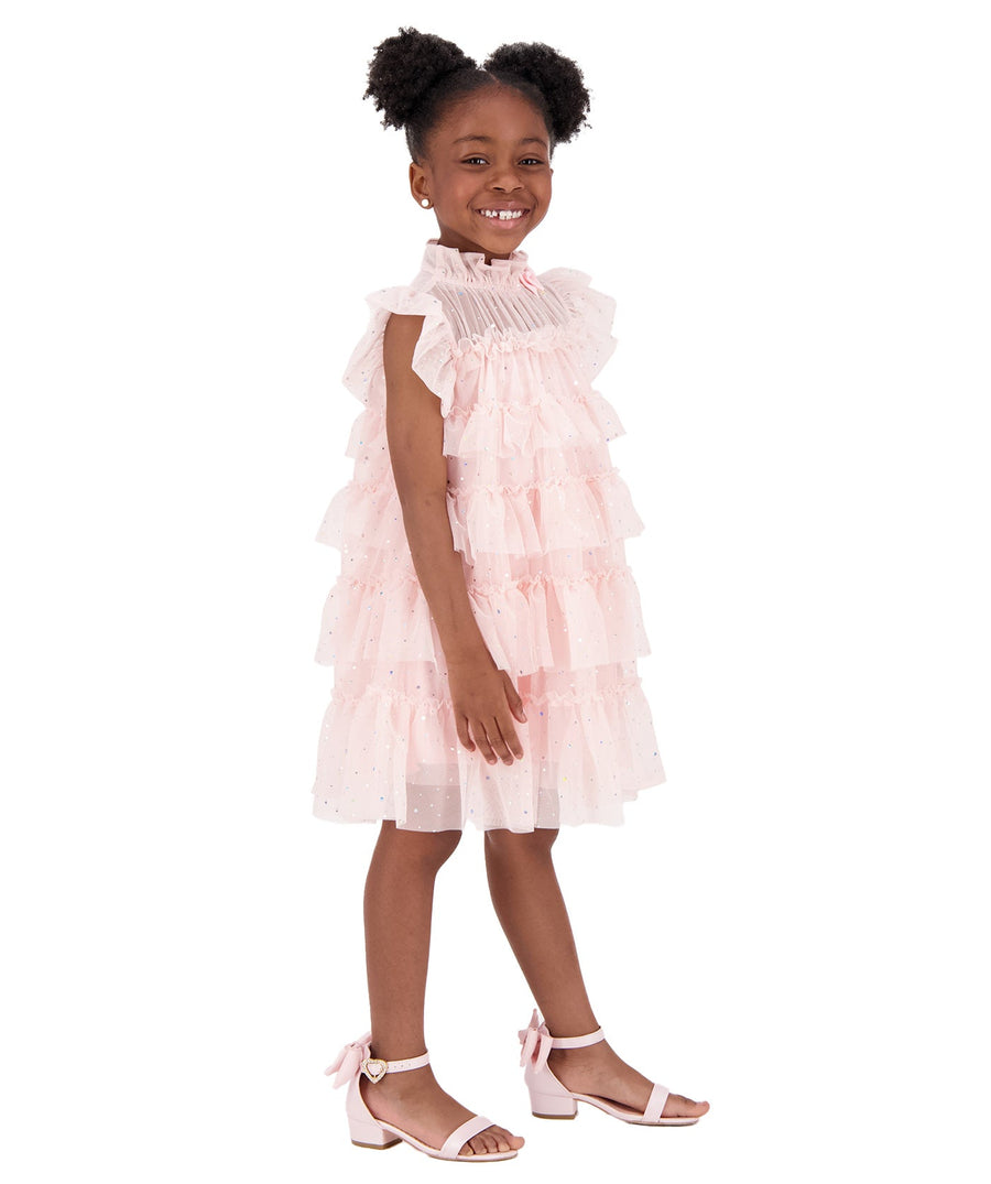 ANGEL'S FACE Mitzi Sparkle Tiered Dress MITZI – A dazzling tiered dress with sparkling details, soft layered fabric, and an elegant silhouette, perfect for parties and special occasions