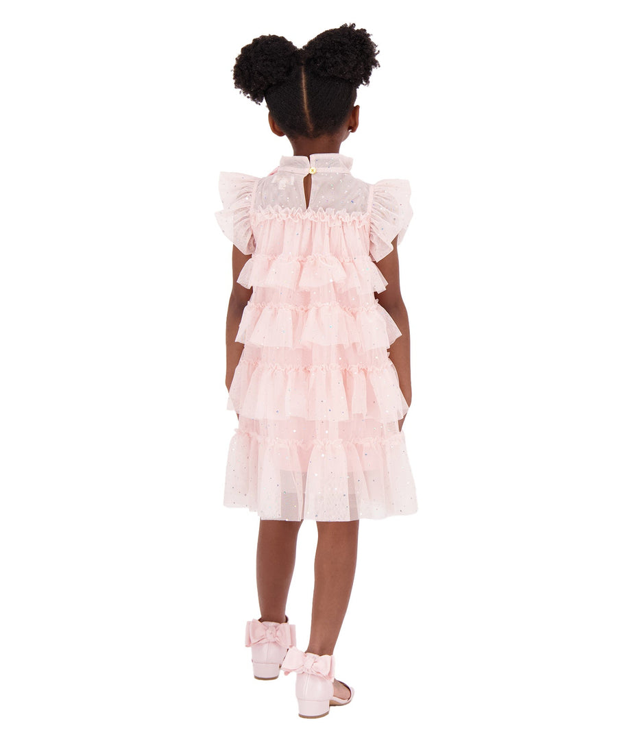 ANGEL'S FACE Mitzi Sparkle Tiered Dress MITZI – A dazzling tiered dress with sparkling details, soft layered fabric, and an elegant silhouette, perfect for parties and special occasions