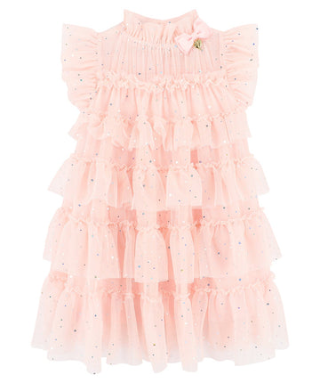 ANGEL'S FACE Mitzi Sparkle Tiered Dress MITZI – A dazzling tiered dress with sparkling details, soft layered fabric, and an elegant silhouette, perfect for parties and special occasions