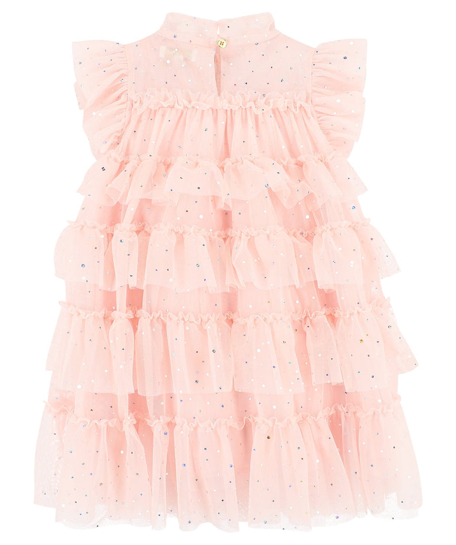 ANGEL'S FACE Mitzi Sparkle Tiered Dress MITZI – A dazzling tiered dress with sparkling details, soft layered fabric, and an elegant silhouette, perfect for parties and special occasions