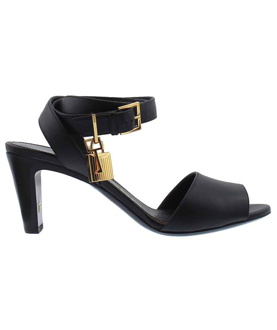 TOM FORD Padlock Charm Leather Sandals W2609T-LCL002