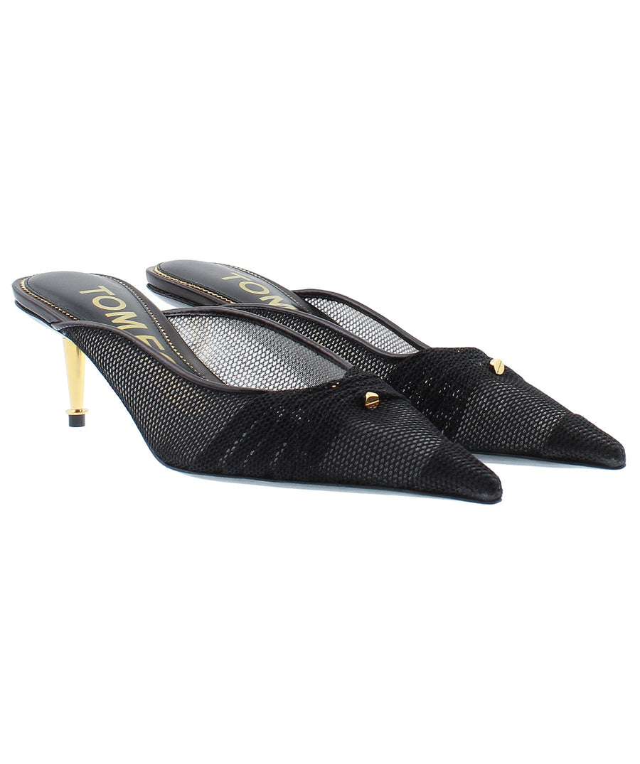 TOM FORD Pointed Mesh Mules W2568T-TNE001