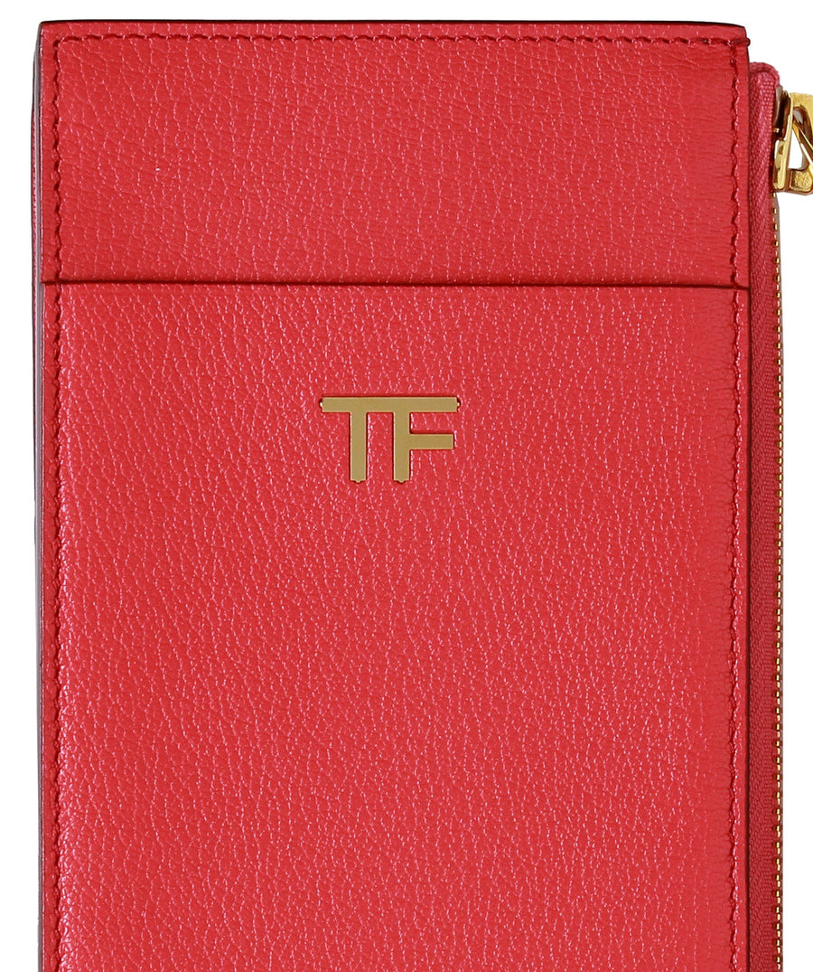 TOM FORD  Grained Leather Wristlet Wallet S0336T-LGO005