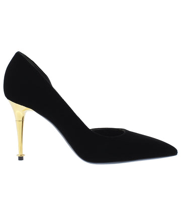 TOM FORD D'Orsay Pointed Velvet Pumps W2035T-VLT