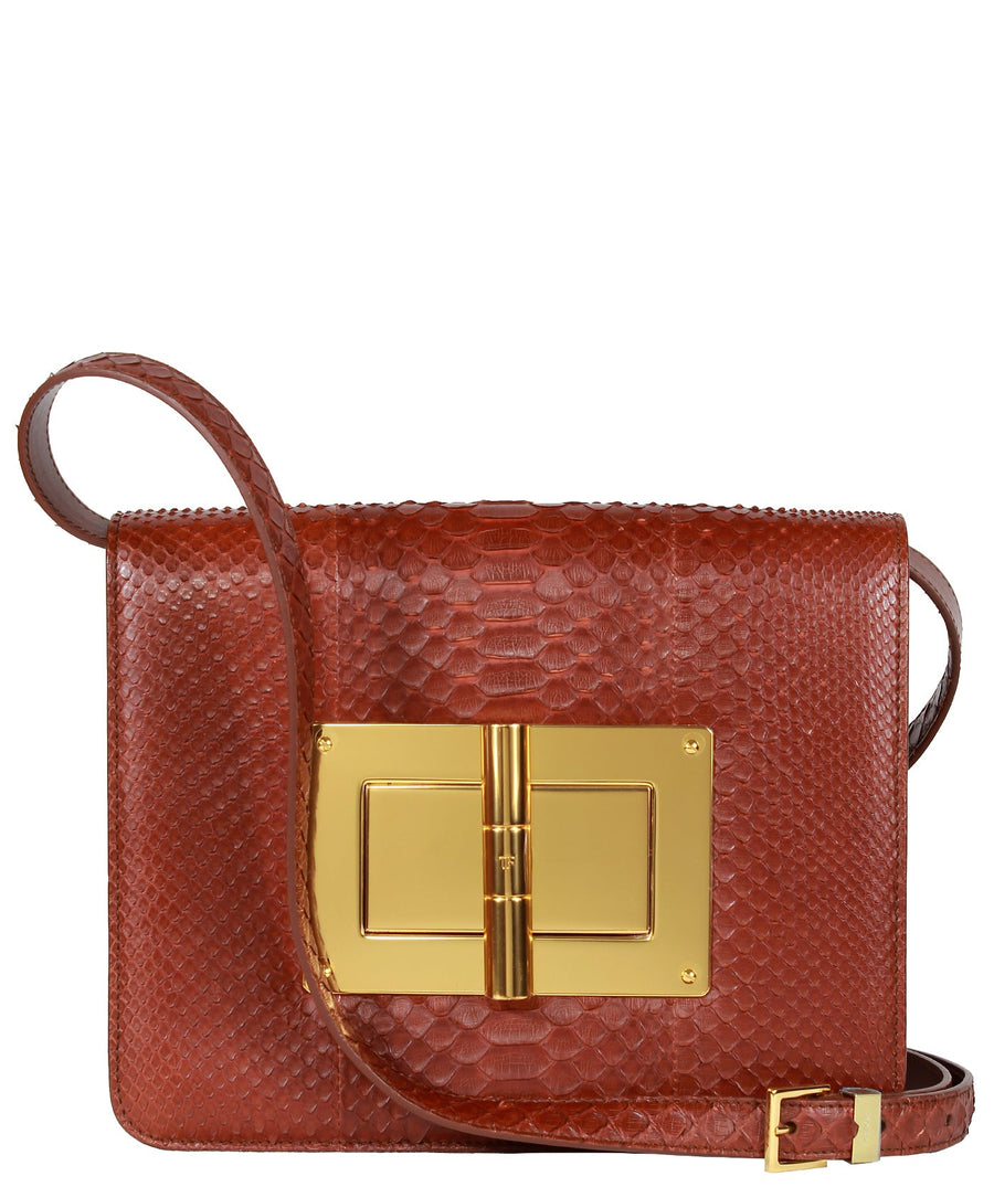 TOM FORD  Natalia Python Leather Shoulder Bag LM228T-PTP