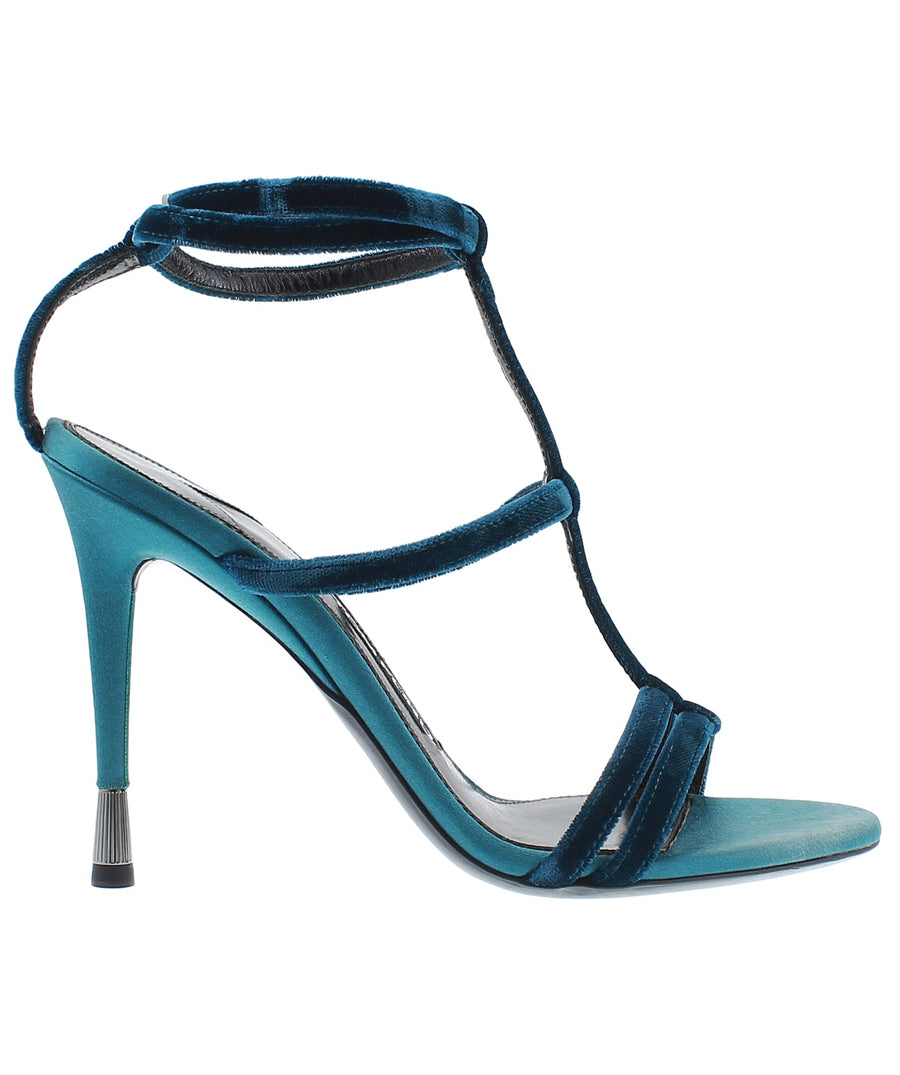 TOM FORD Velvet Cage Leather Sandals W1960T-VSA