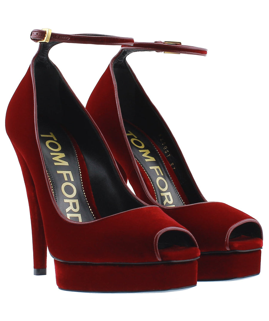 TOM FORD Soft Velvet Stiletto Platform W2506T-TVE001