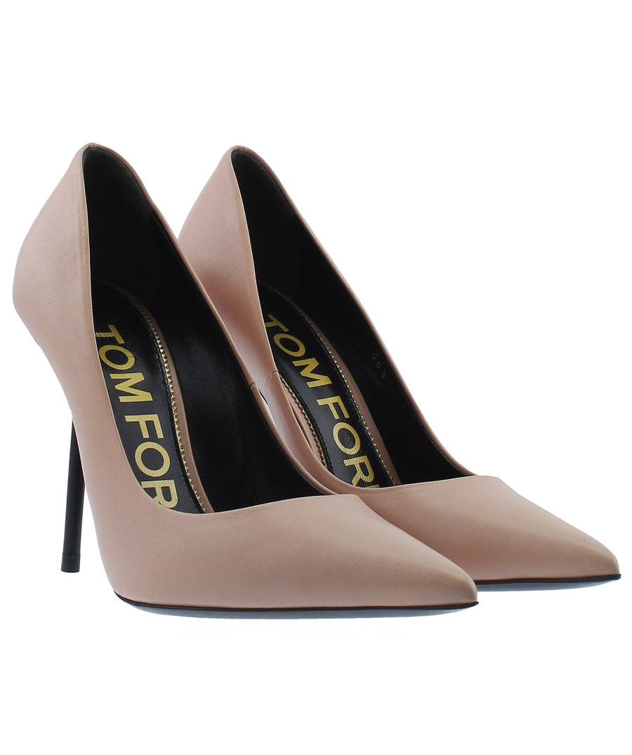 TOM FORD Classic Pointed Leather Pumps W2524T-LSP002