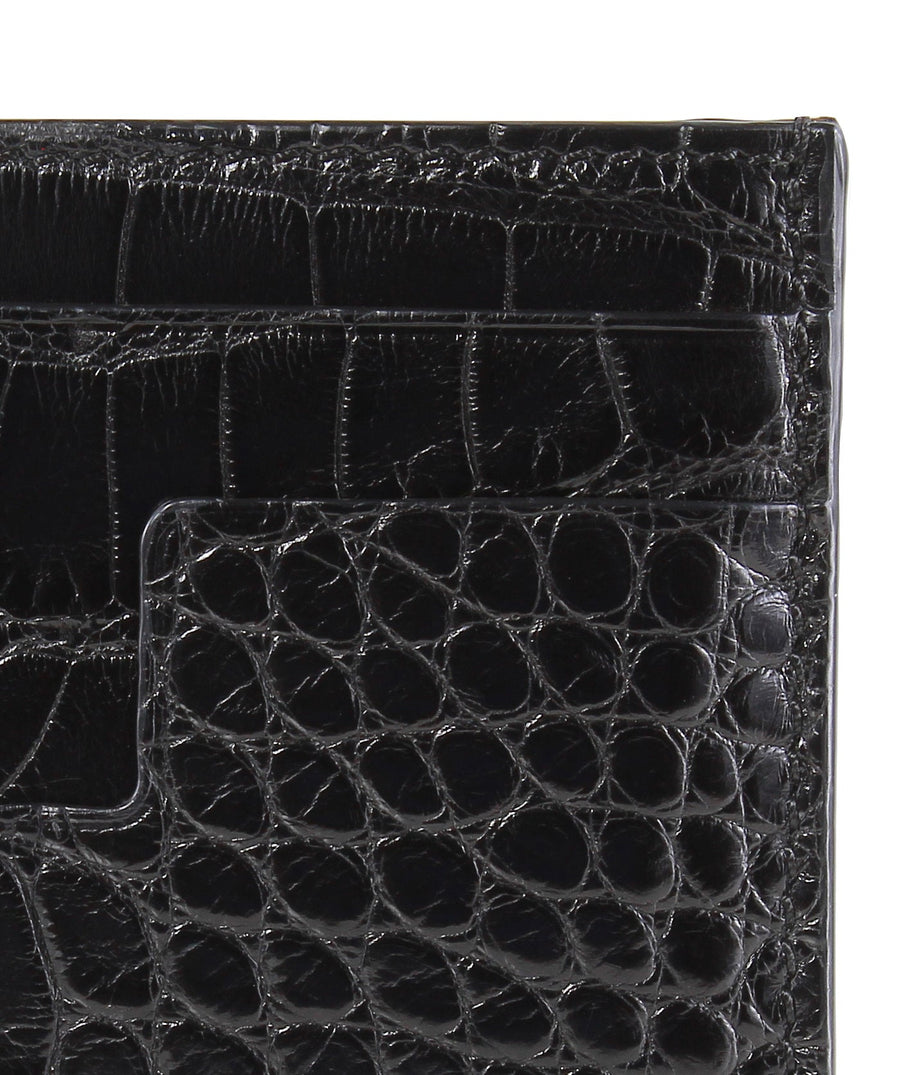 TOM FORD  Classic Alligator Leather Card Holder Y0226N-A23