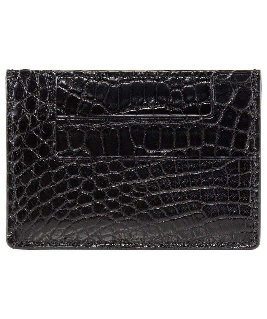 TOM FORD  Classic Alligator Leather Card Holder Y0226N-A23