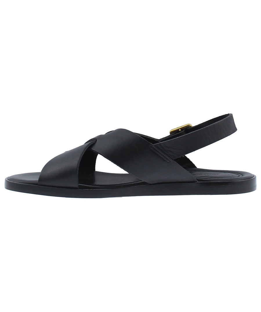 TOM FORD Cross Strap Leather Sandals J0599T/1