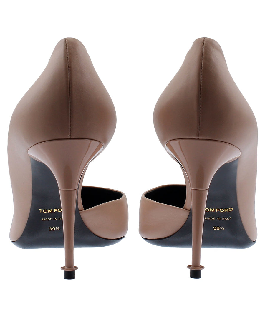 TOM FORD D'Orsay Pointed Leather Pumps W2035L-SSO