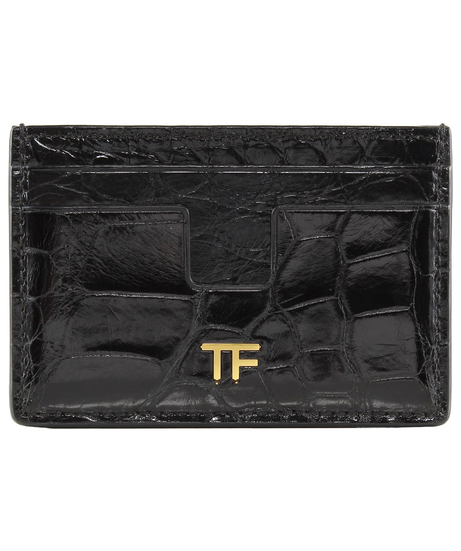 TOM FORD  Classic Alligator Leather Card Holder S0250T-A23