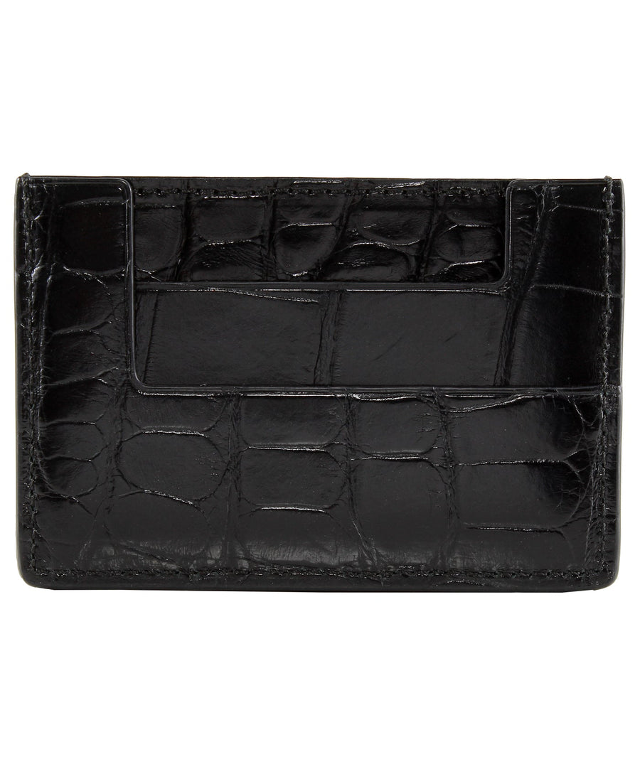 TOM FORD  Classic Alligator Leather Card Holder S0250T-A23