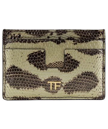 TOM FORD  Classic Lizard Leather Card Holder S0250T-T07