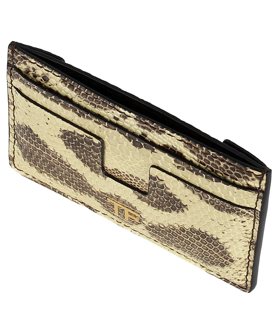 TOM FORD  Classic Lizard Leather Card Holder S0250T-T07