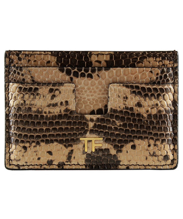 TOM FORD  Classic Lizard Leather Card Holder S0250T-T07