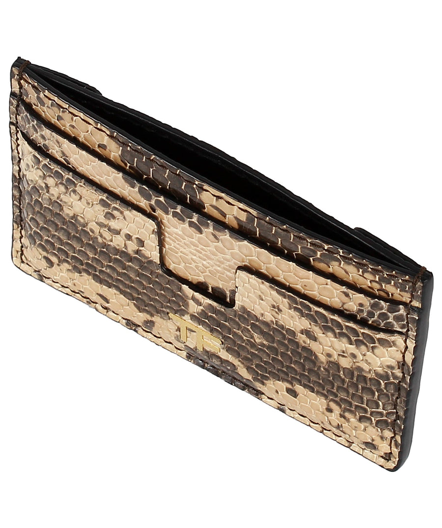 TOM FORD  Classic Lizard Leather Card Holder S0250T-T07