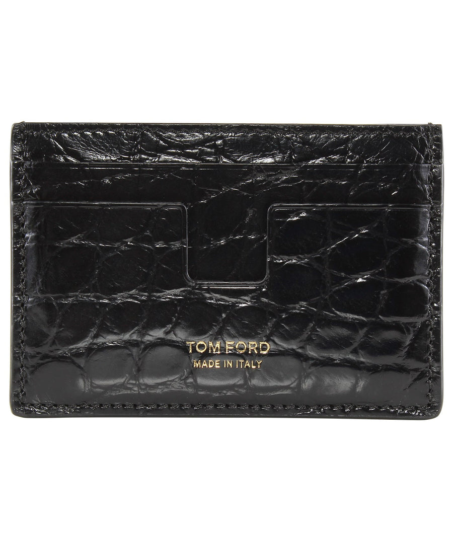 TOM FORD  Classic Alligator Leather Card Holder Y0232T-A23-1