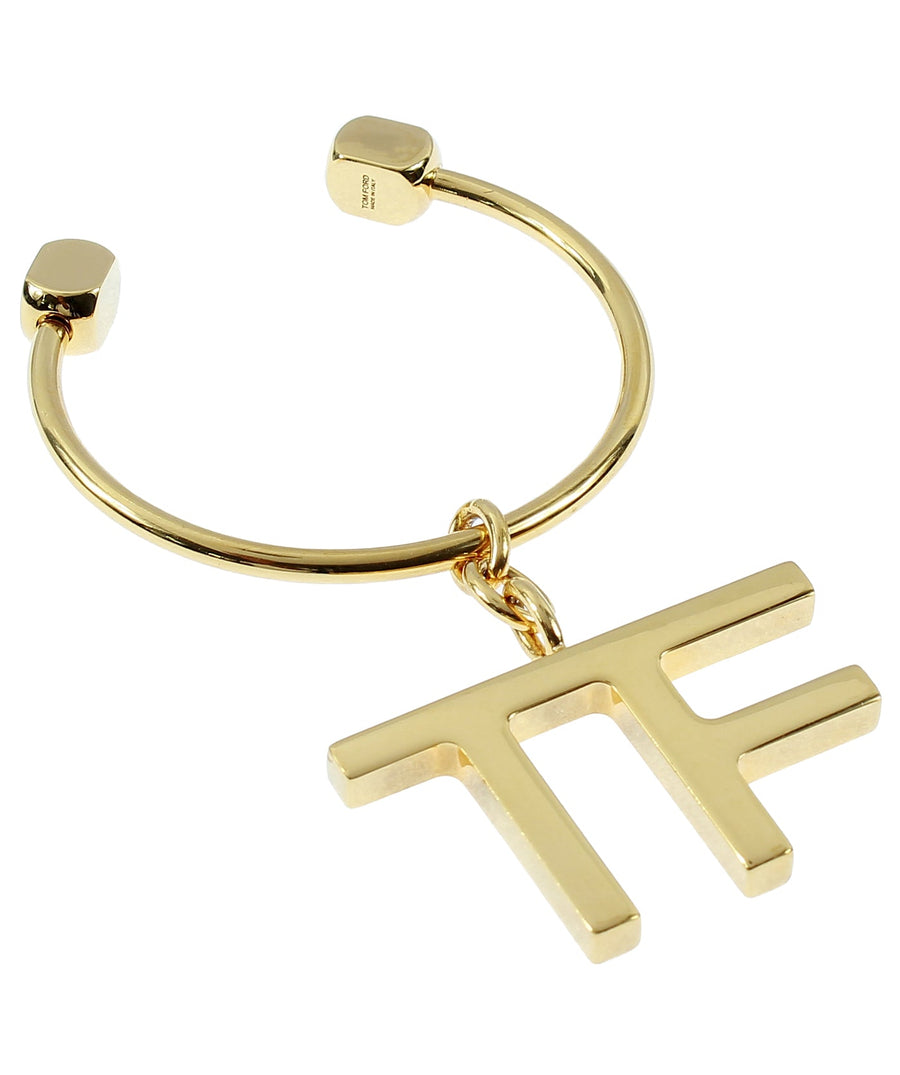 TOM FORD  Brass TF Logo Keychain S0285T-BRASS