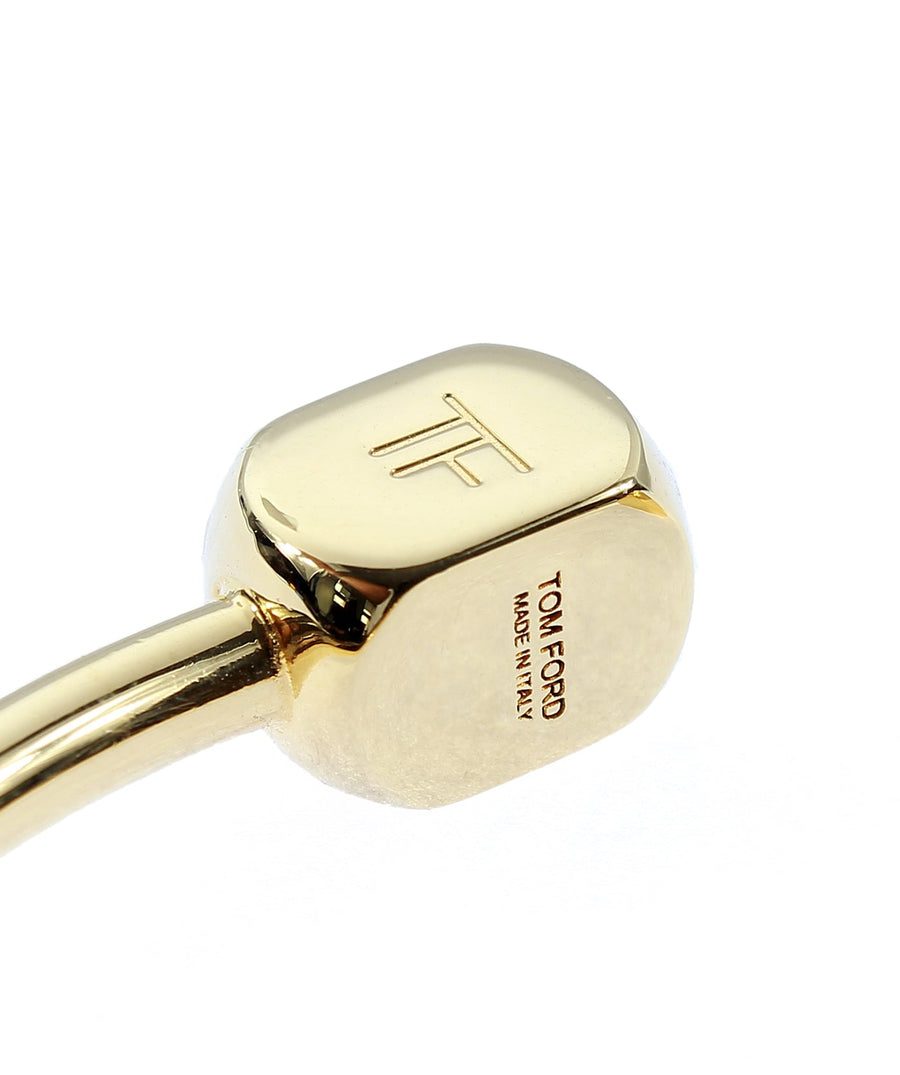 TOM FORD  Brass TF Logo Keychain S0285T-BRASS