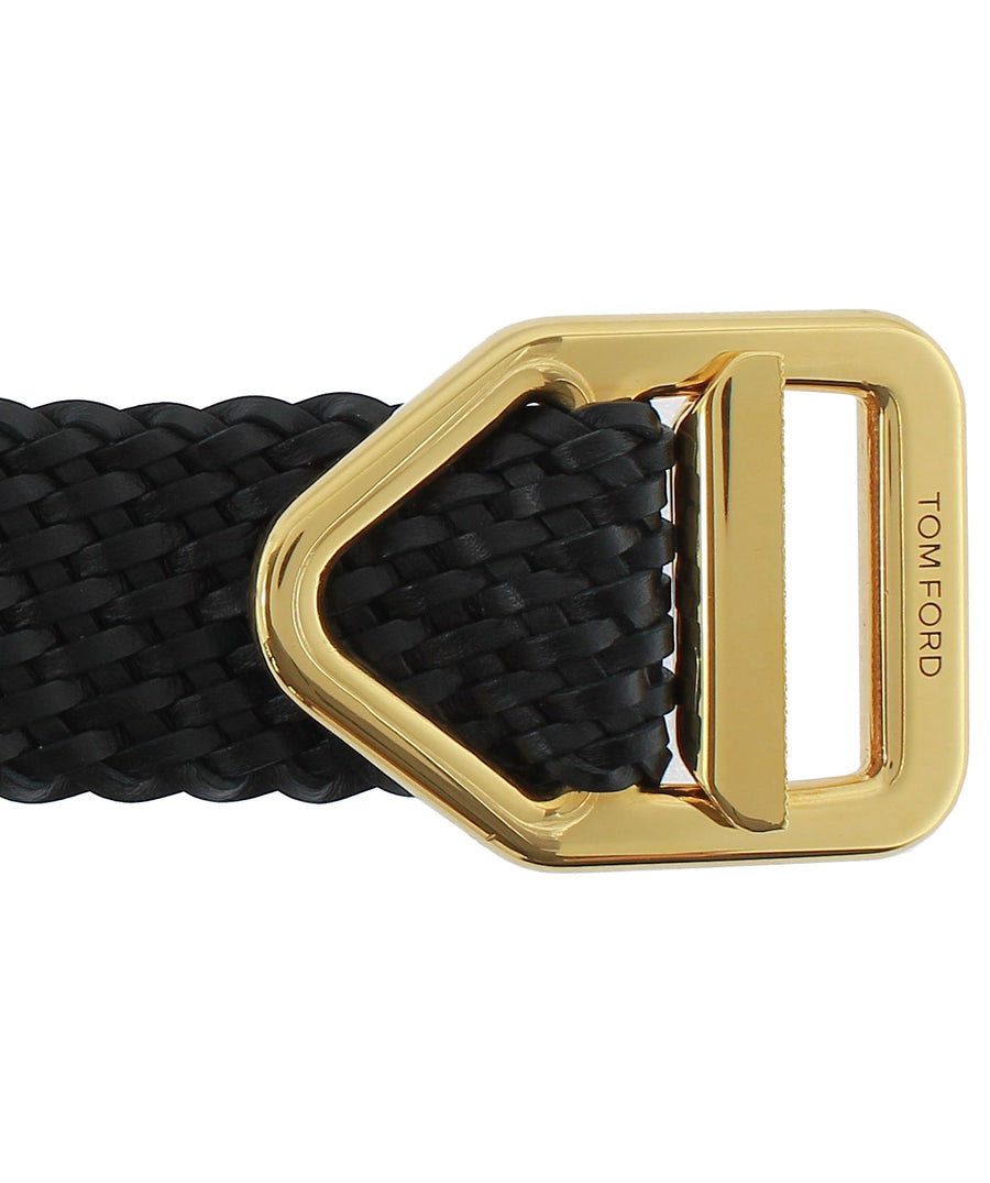 TOM FORD  Braided Leather Belt TB236J-I15